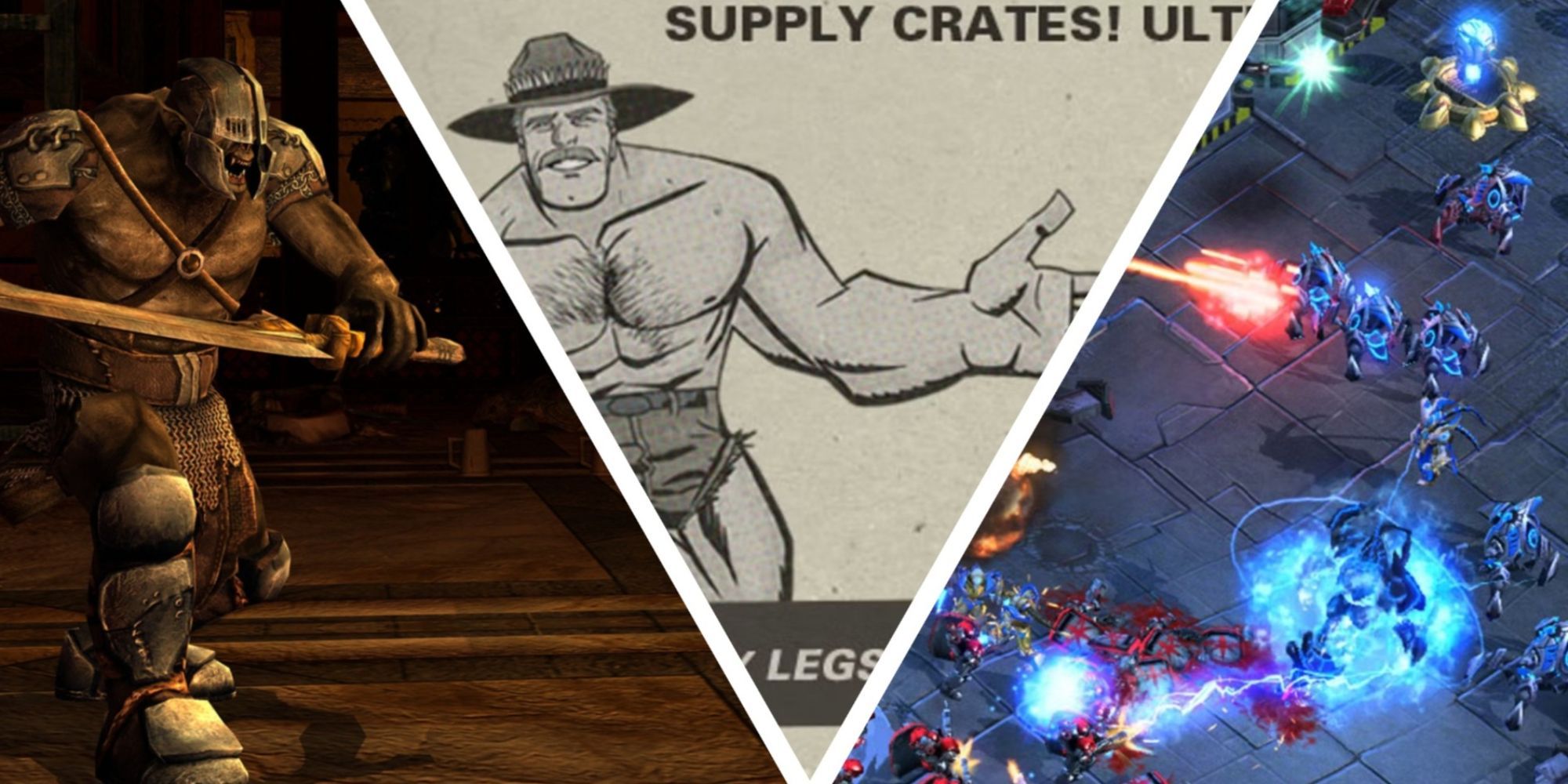 Featured Image Lord of the Rings Online, Team Fortress 2 and StarCraft 2.