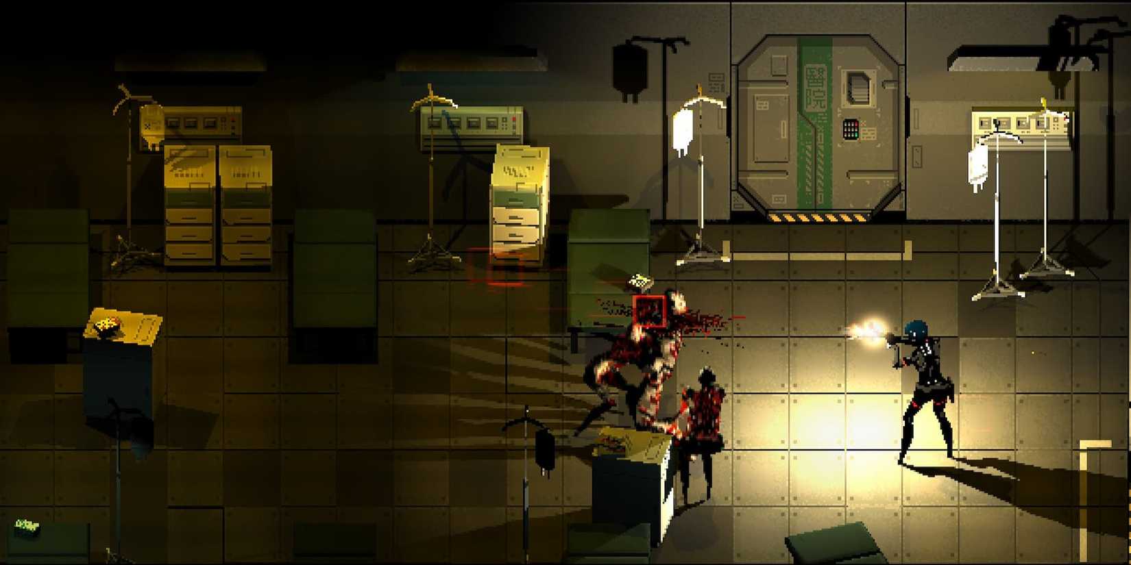 Shooting Aliens in Signalis