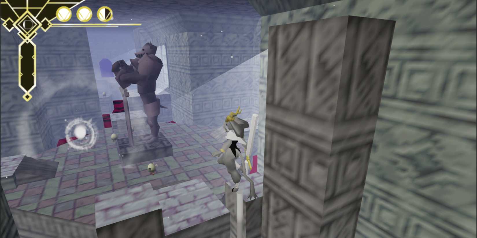 Jumping between platforms in Pseudoregalia