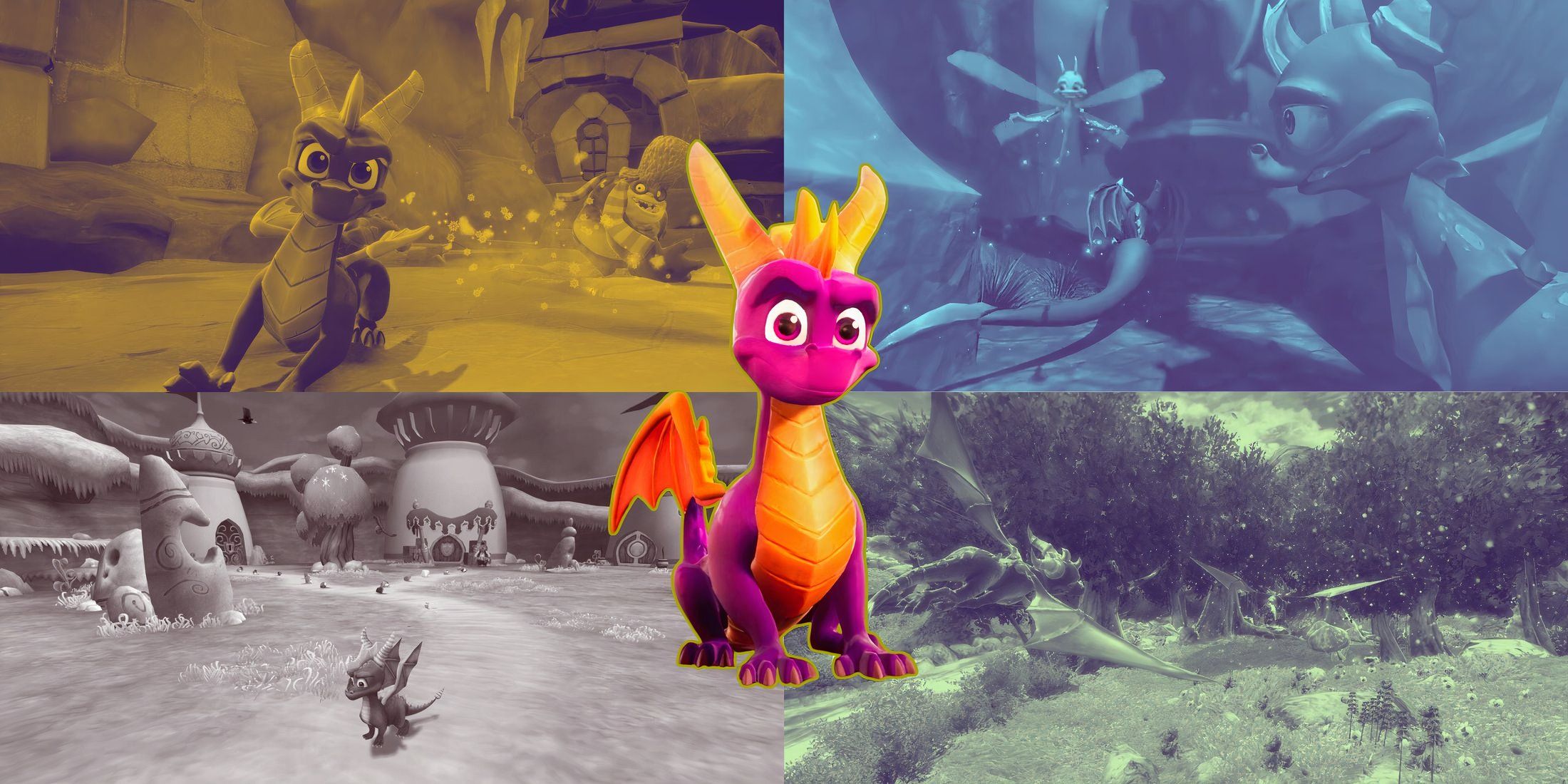 Spyro The Dragon franchise games