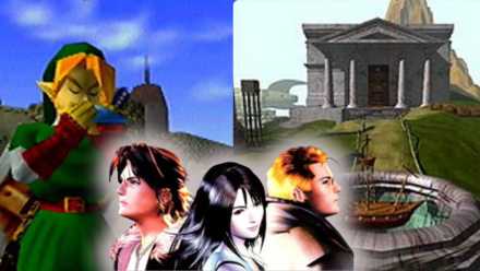 The Legend of Zelda: Ocarina of Time, Myst, Final Fantasy VIII