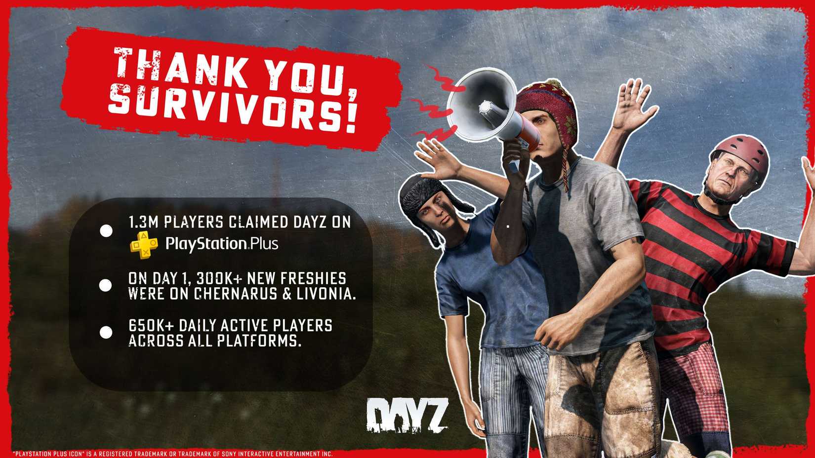 Dayz Plus Sign DayZ Passes One Million Players On First Day Of PS Plus