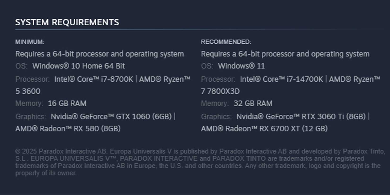 Europa Universalis 4 System Requirements Europa Universalis 4 System Requirements