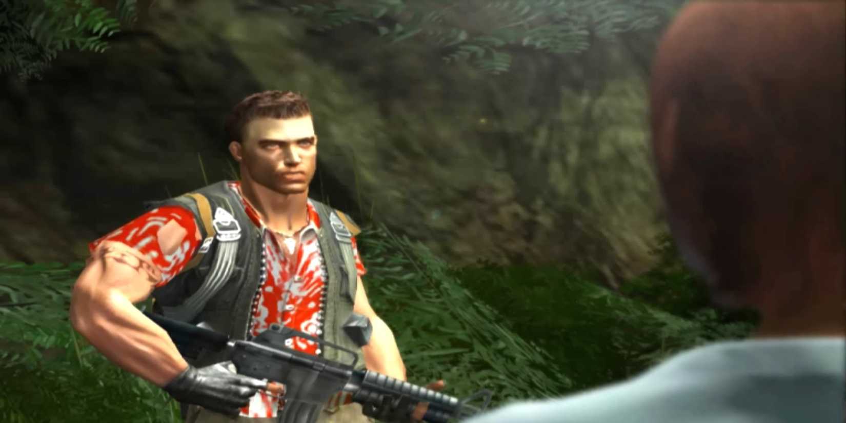 A man with a gun 