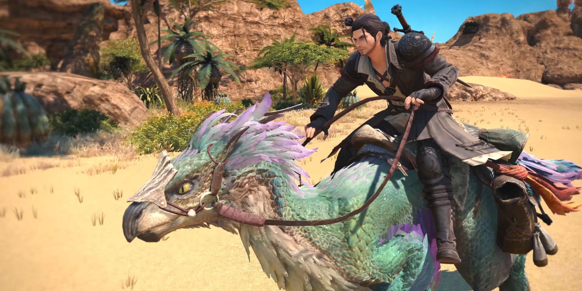 FINAL FANTASY XIV x MONSTER HUNTER WILDS rider WoL