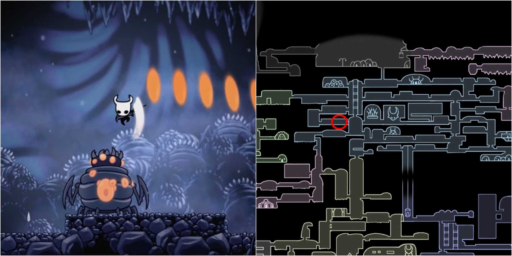 Brooding Location Hollow Knight: All Mask Shard Locations