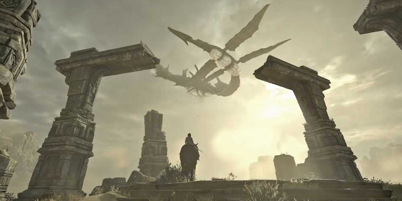 Iconic Skill Check Bosses in Non-Souls Games Shadow of the Colossus Phalanx