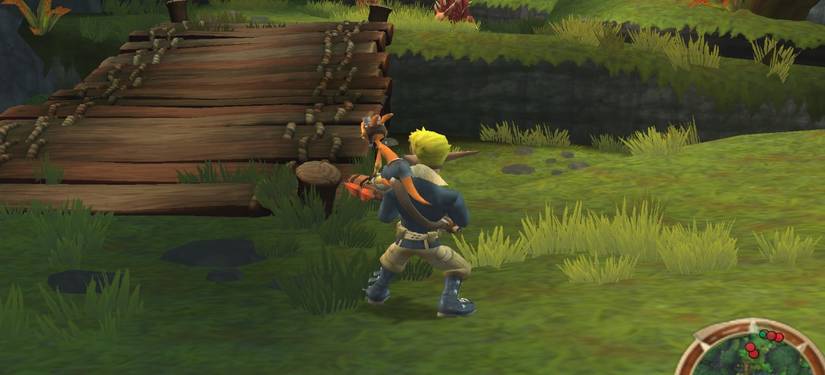 jak and daxter preparing to battle