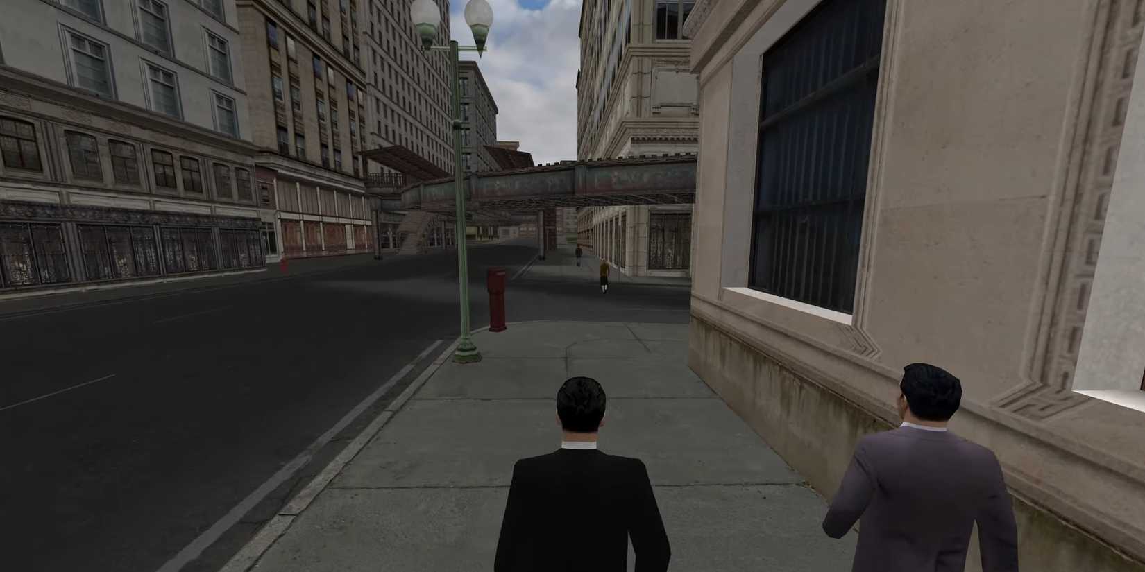two men walking on the streets