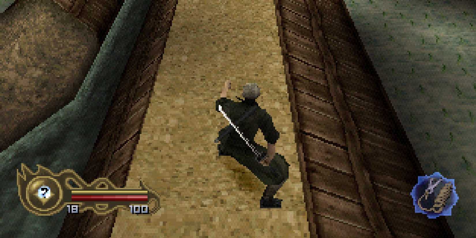 rikimaru sneaking around