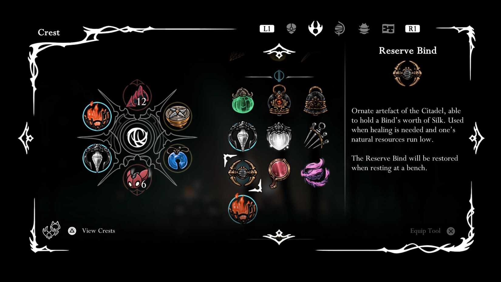 Reserve Bind Silksong