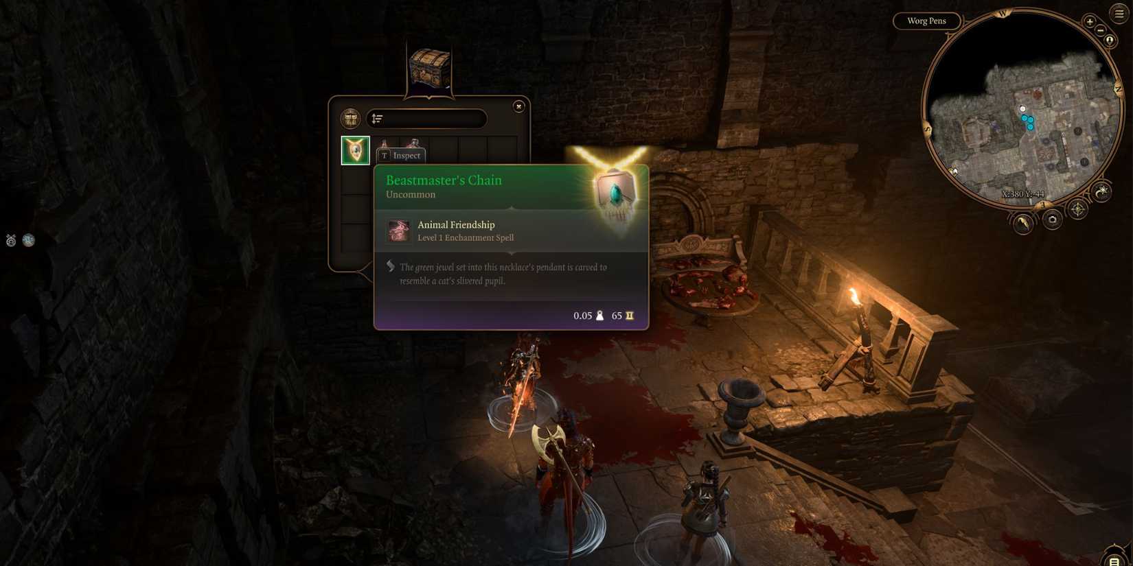 Baldur's Gate 3 Beastmaster's Chain in Chest