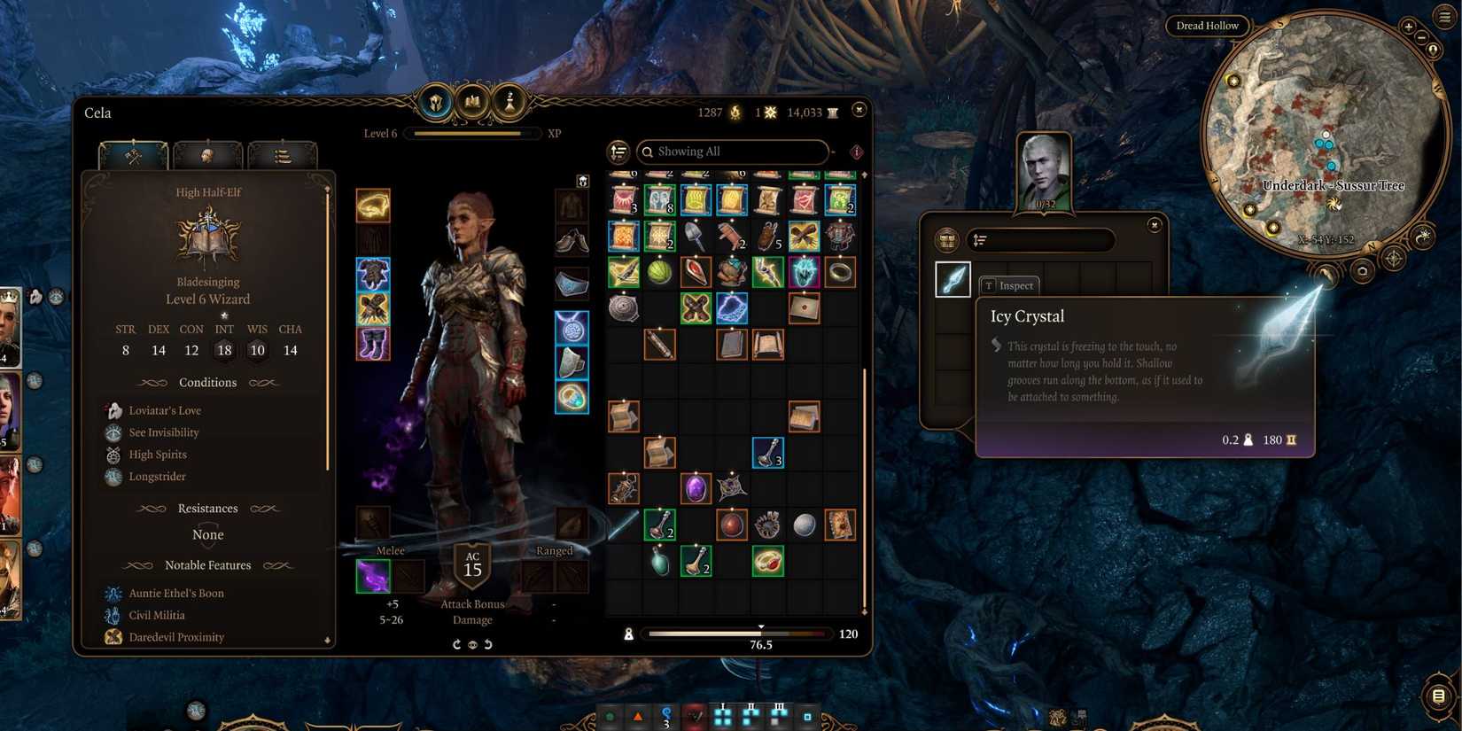 Baldur's Gate 3 Icy Crystal Location