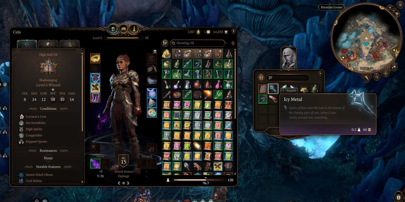 Baldur's Gate 3 Icy Metal Location
