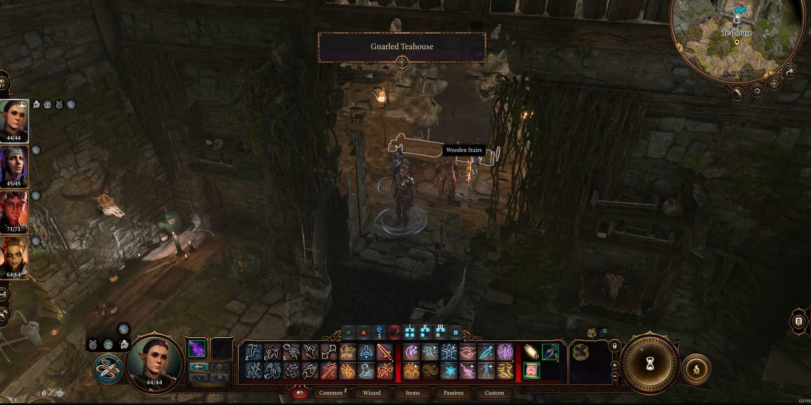 Baldur's Gate 3 Staff of Crones Staircase to Overgrown Tunnels