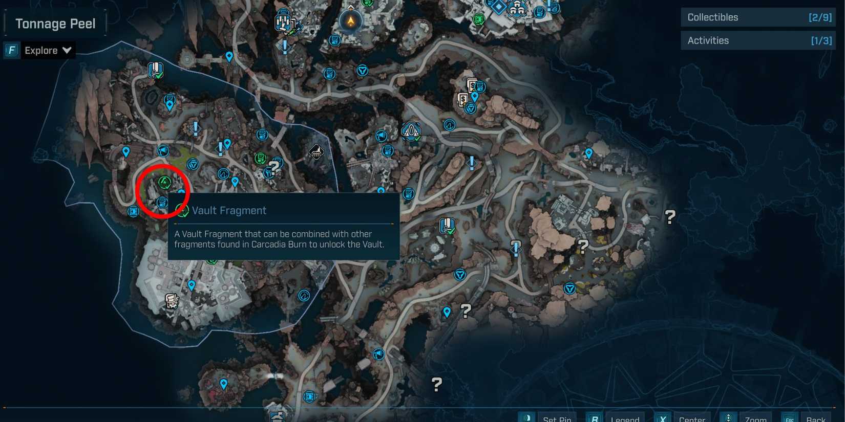 Hope Bault All Carcadia Burn Vault Fragments in Borderlands 4