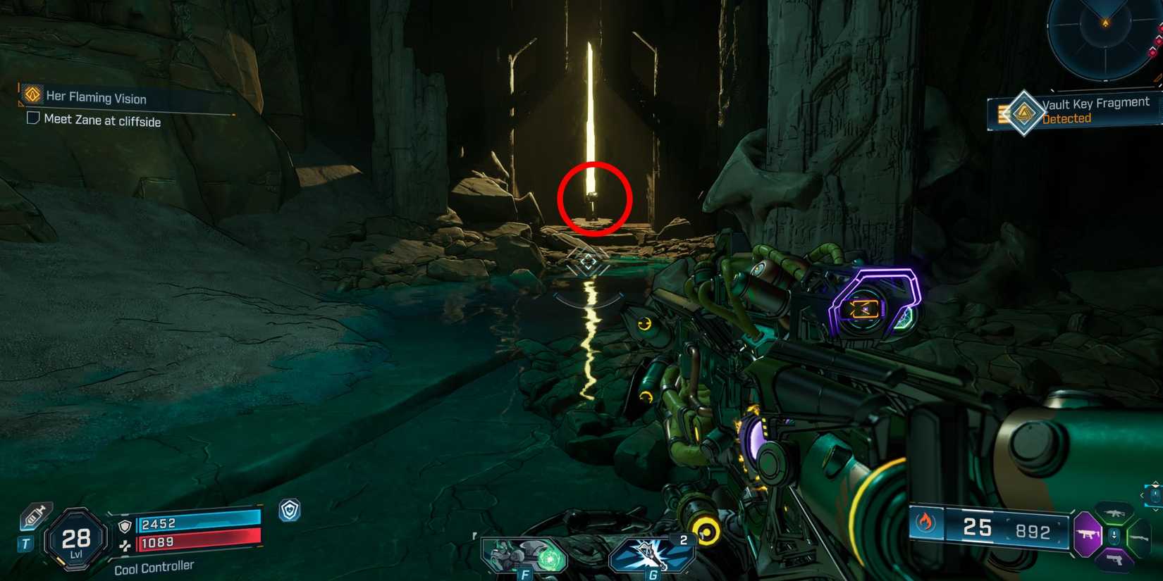 Hope Bault All Carcadia Burn Vault Fragments in Borderlands 4