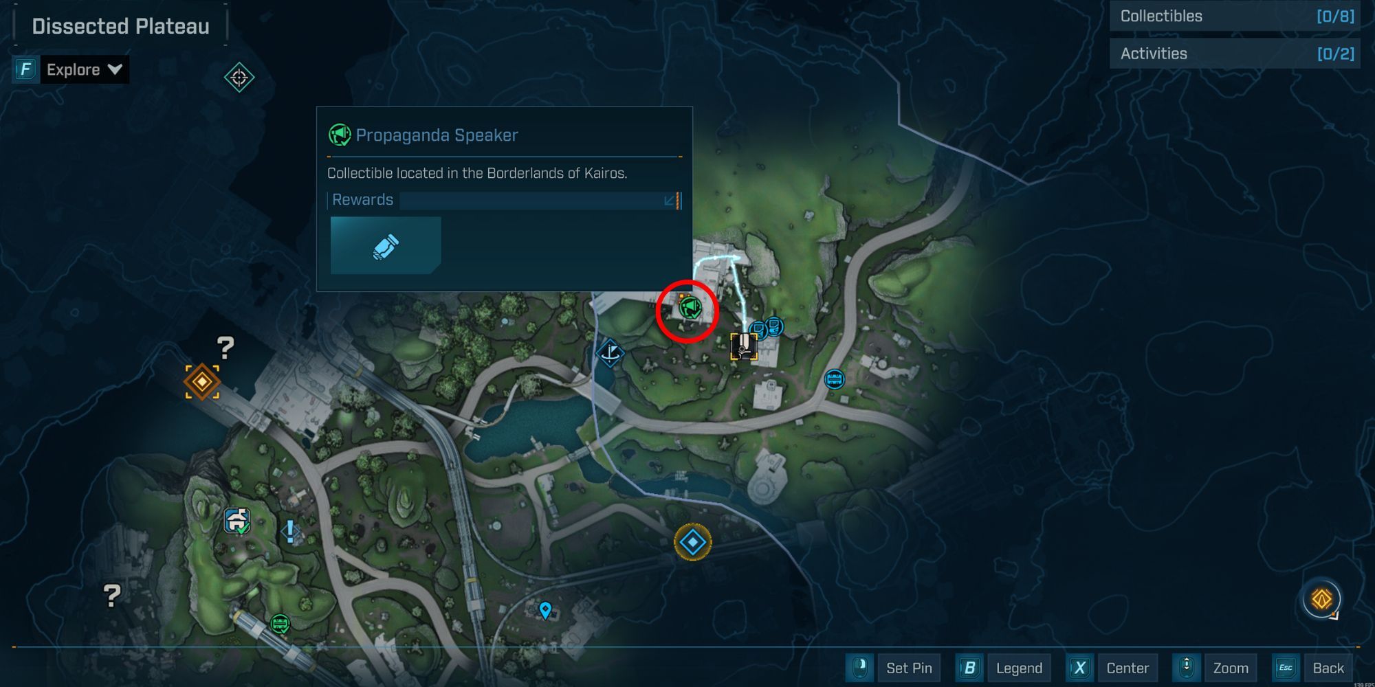 All Fadefields Propaganda Speakers in Borderlands 4
