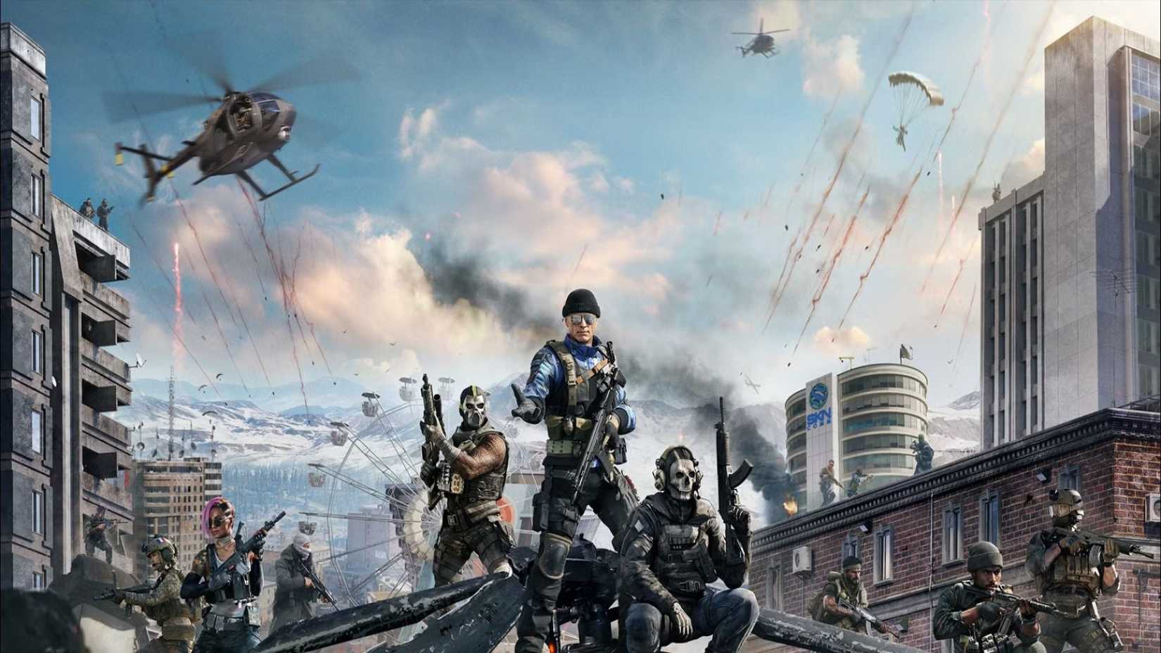 Call Of Duty Warzone Soldiers In A Town Under Fire (1)