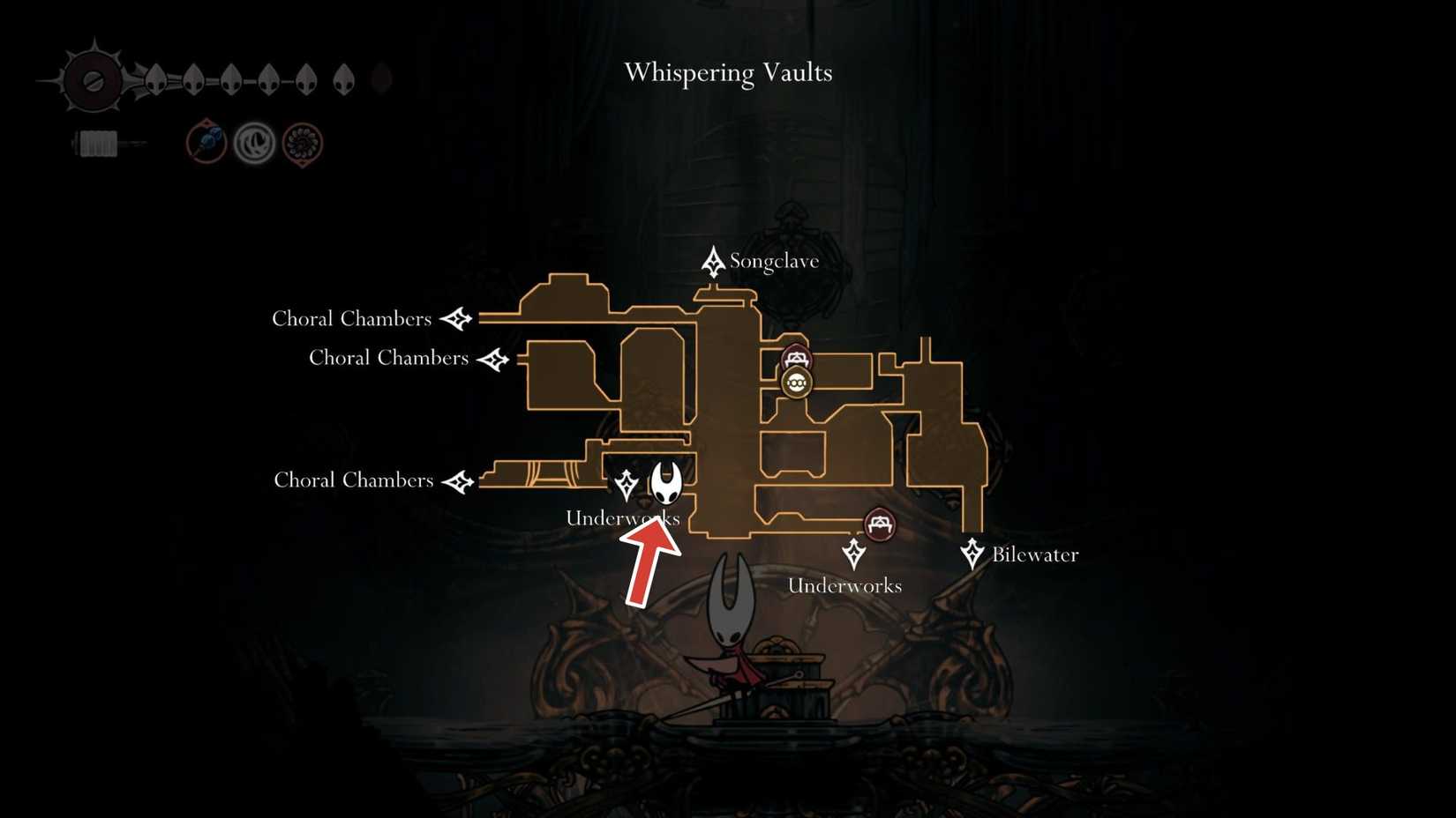 Cogheart Piece Location #2 in Hollow Knight Silksong