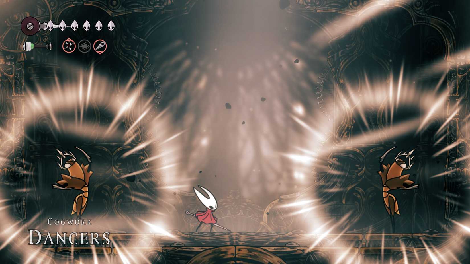 The Cogwork Dancers in Silksong.