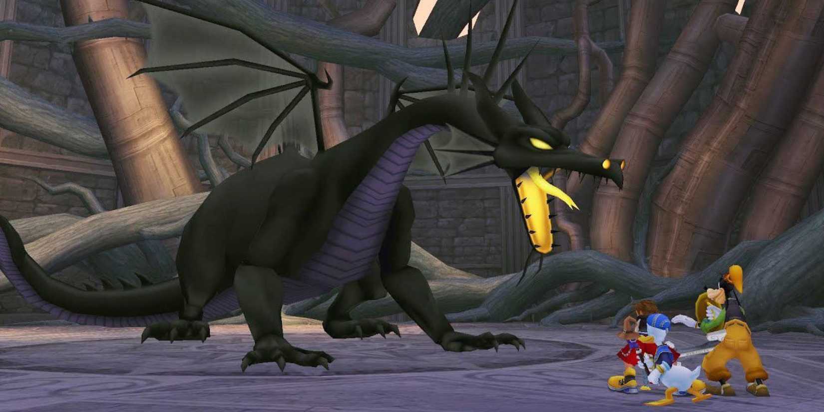 KH1 Hollow Bastion Dragon Boss