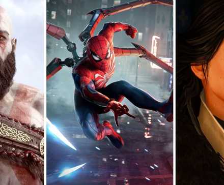 God of War, Marvel's Spider Man 2, The Witcher 3