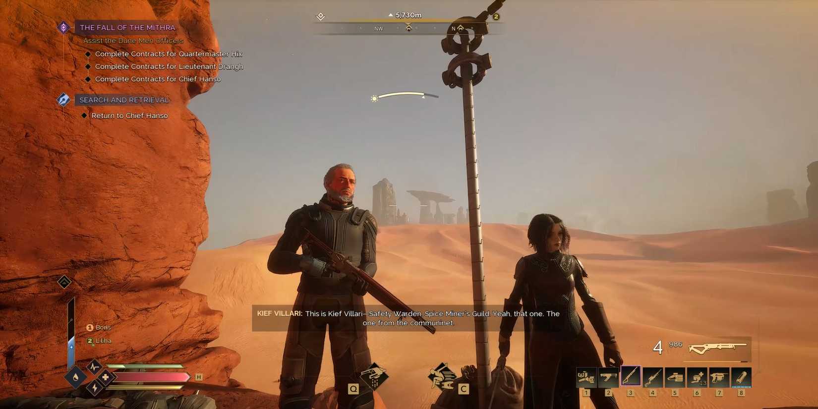 Dune Awakening DLC How To Complete Chief Hanso Contract