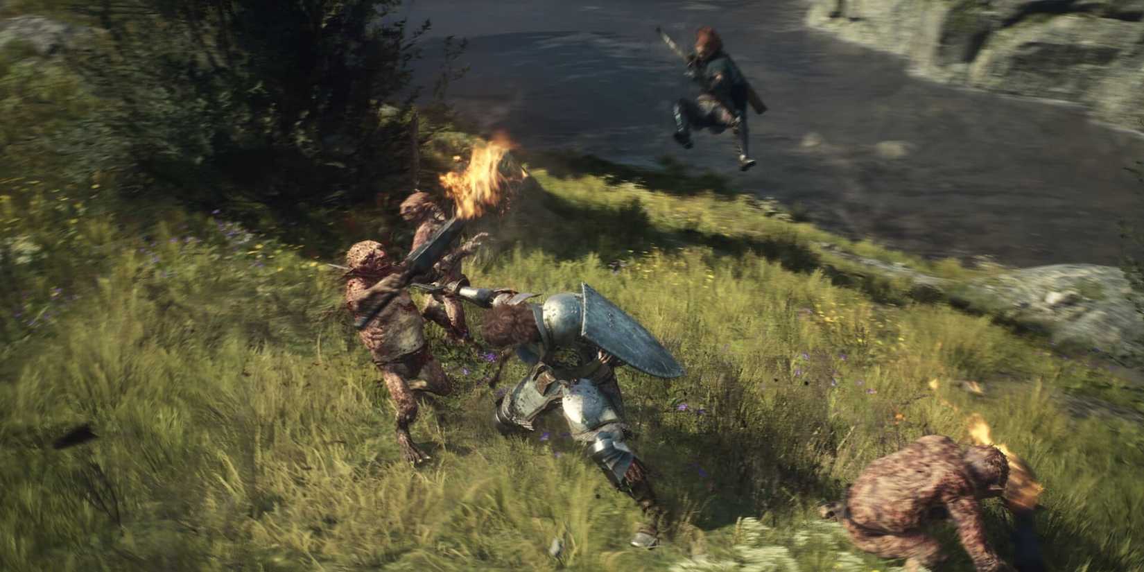 Dragon's Dogma Battle in the River 2