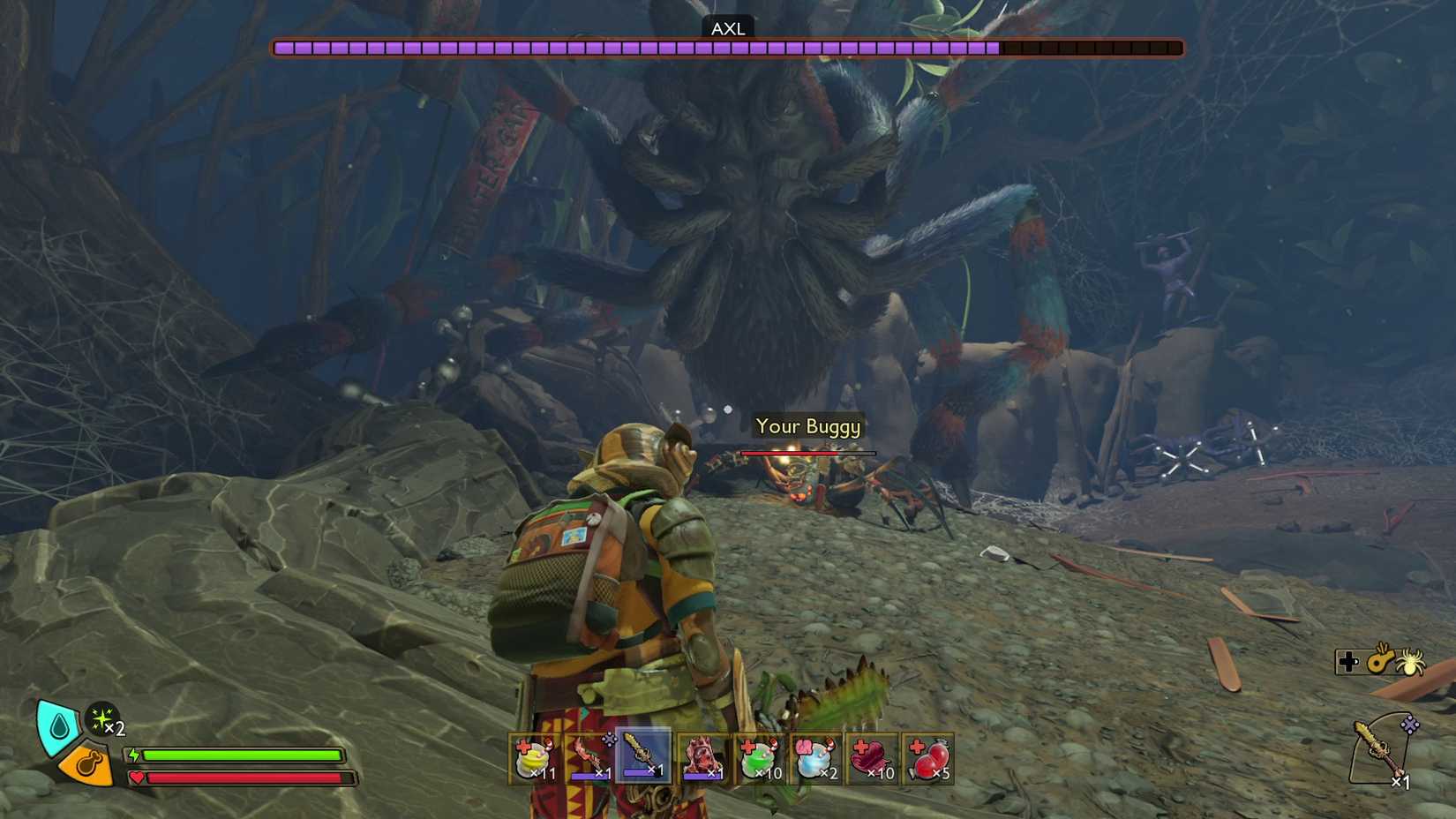 How to Beat AXL in Grounded 2