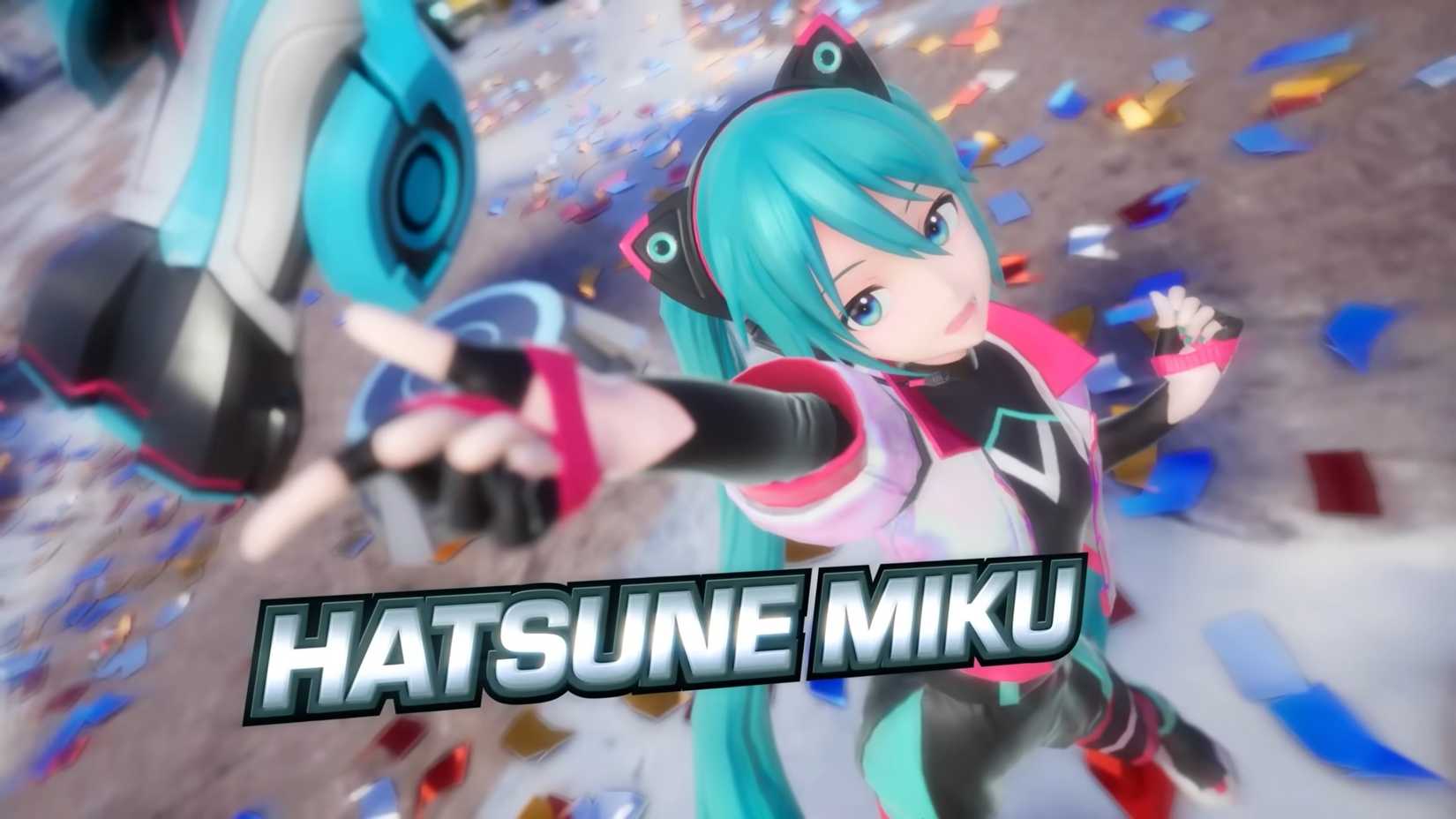 Hatsune Miku en el trailer de Sonic Racing Crossworlds
