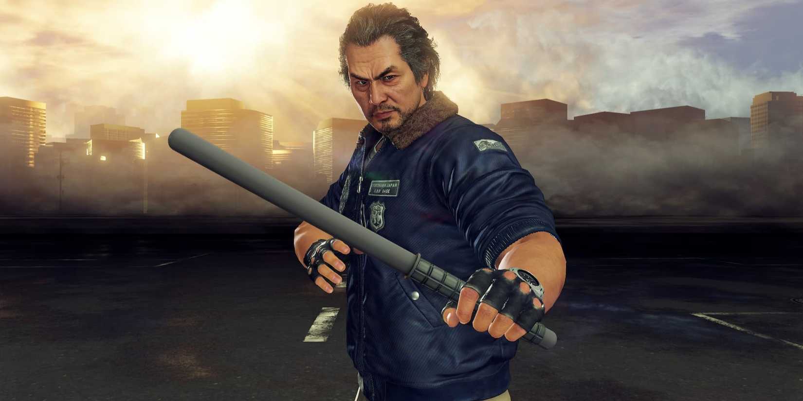 Holding a Baseball Bat in Yakuza Like a Dragon
