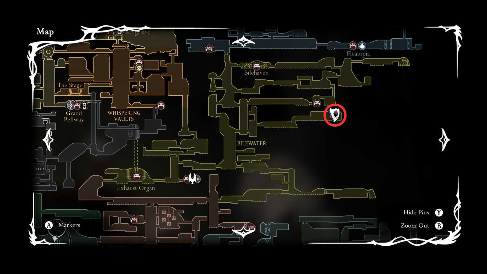 Hollow Knight Silksong Bilewater Mask