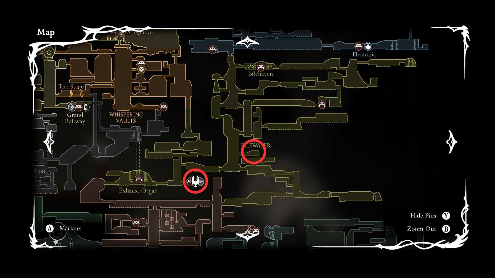 Hollow Knight Silksong Bilewater Station