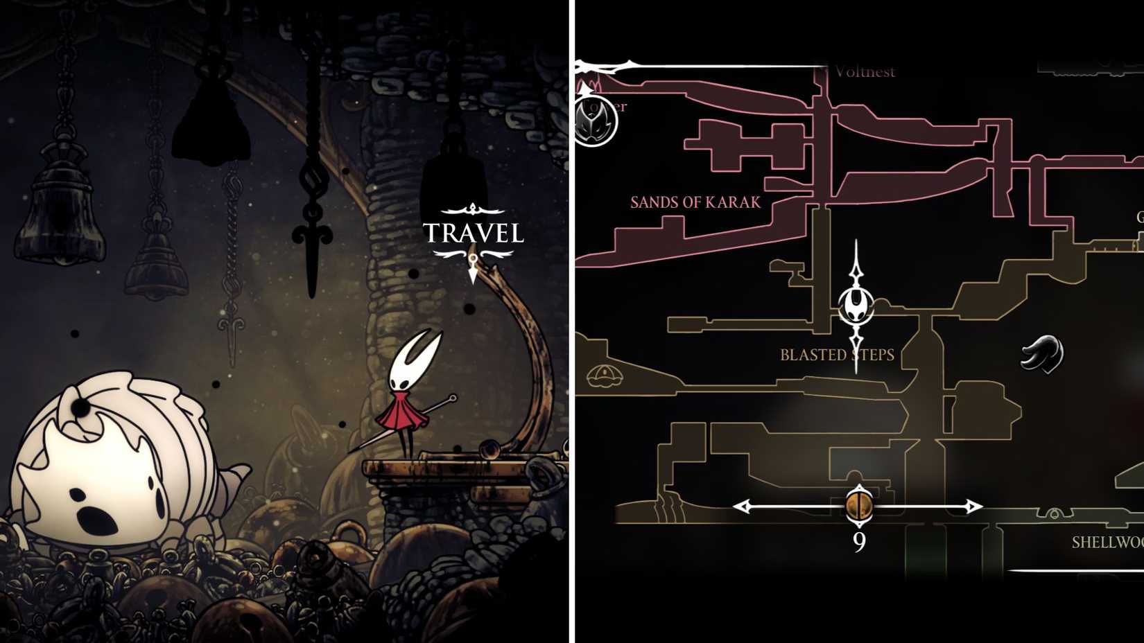 Hollow Knight Silksong Blasted Steps Bellway