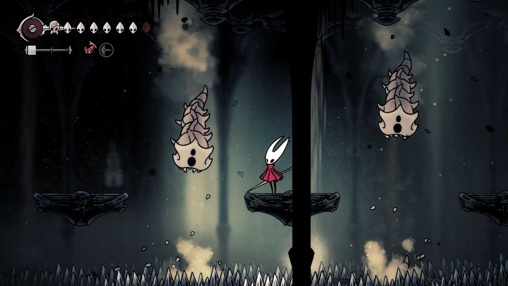 Hollow Knight Silksong Ceiling Worms