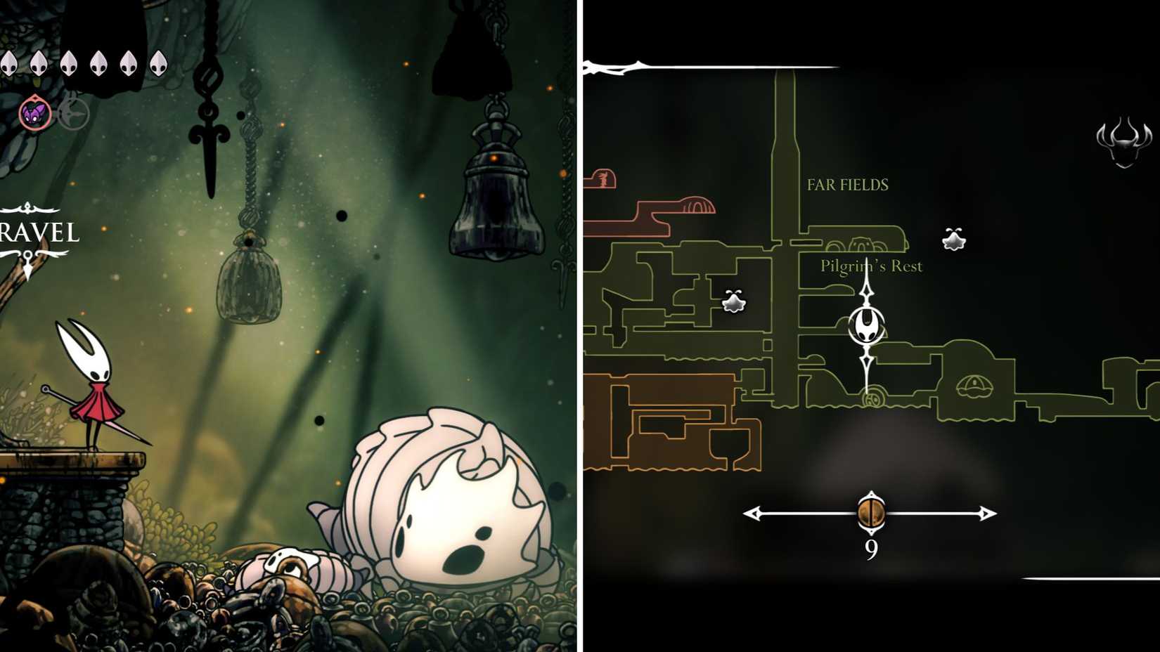 Hollow Knight Silksong Far Fields Bellway