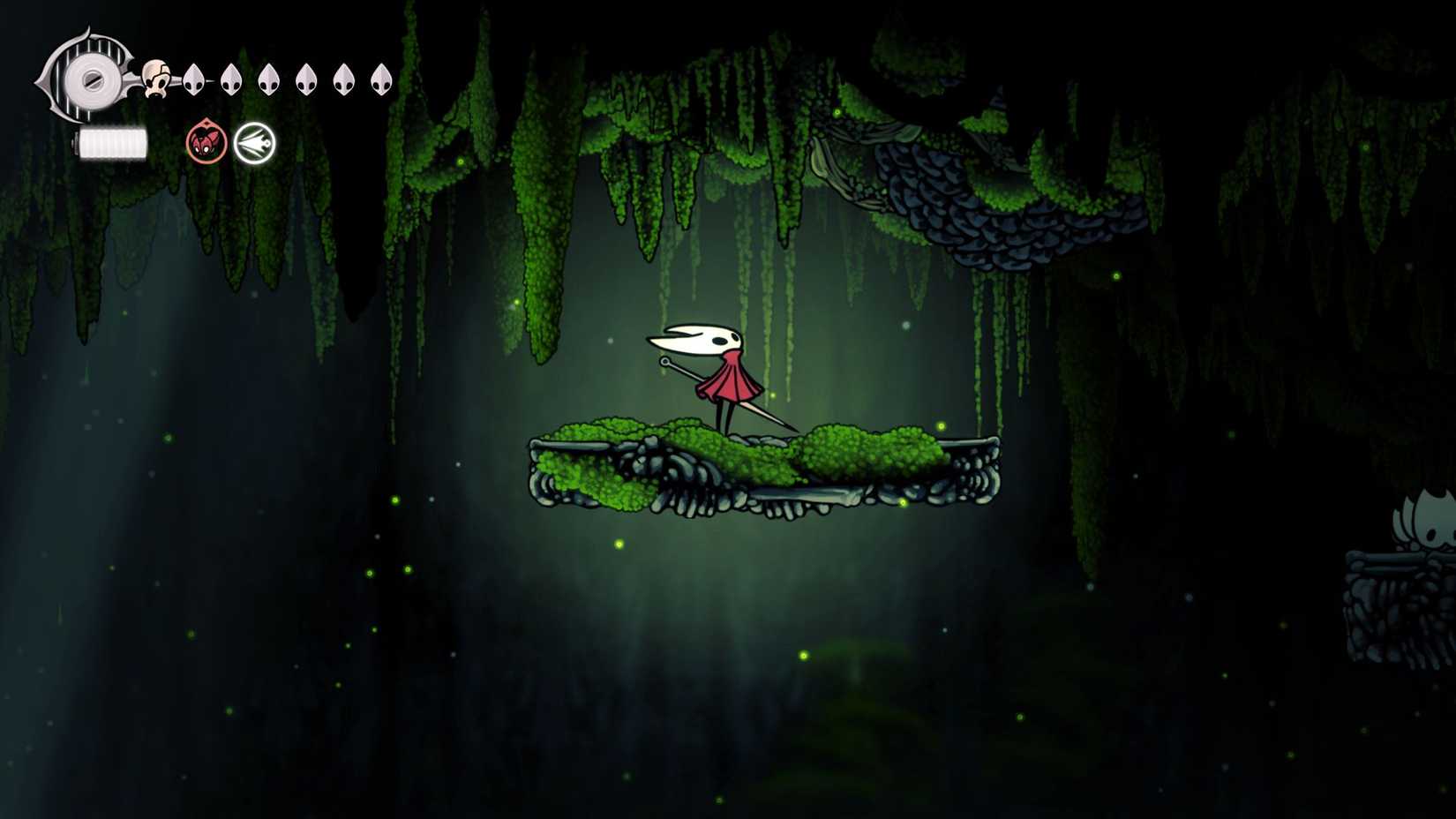 Caballero Hollow Knight Silksong Mossfruit Techo