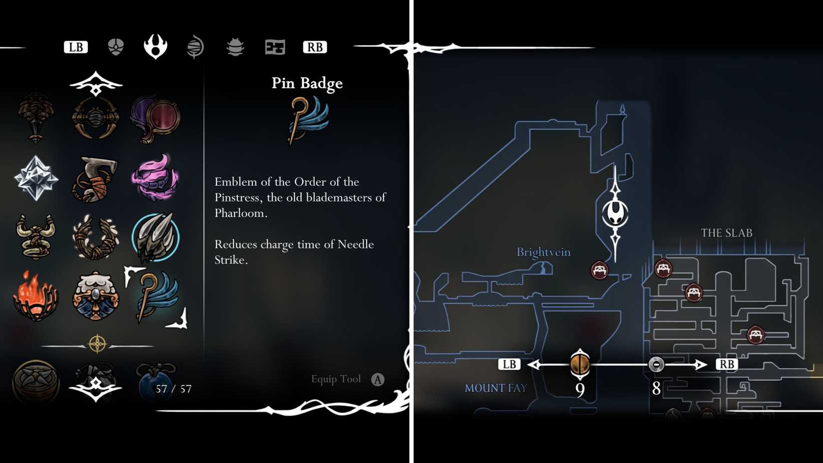 Hollow Knight Silksong Pin Badge