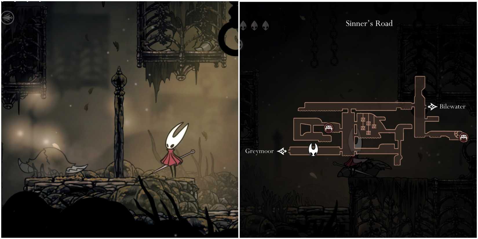 Hollow Knight Silksong Roach Guts Guía de misiones Ubicación