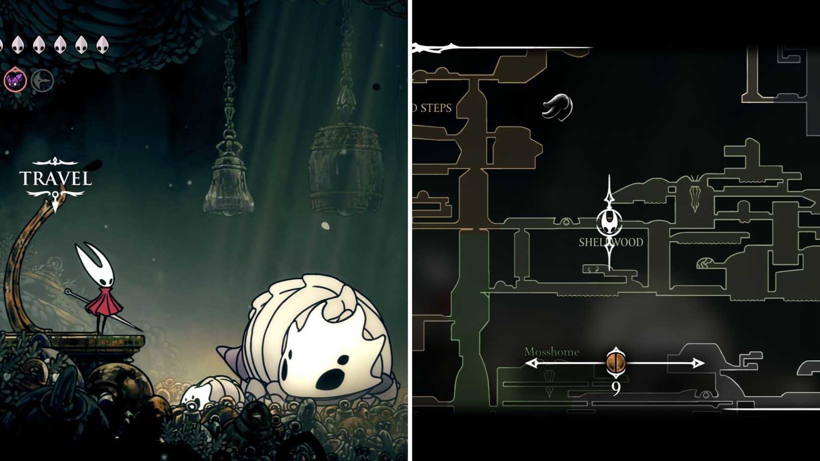 Hollow Knight Silksong Shellwood Bellway