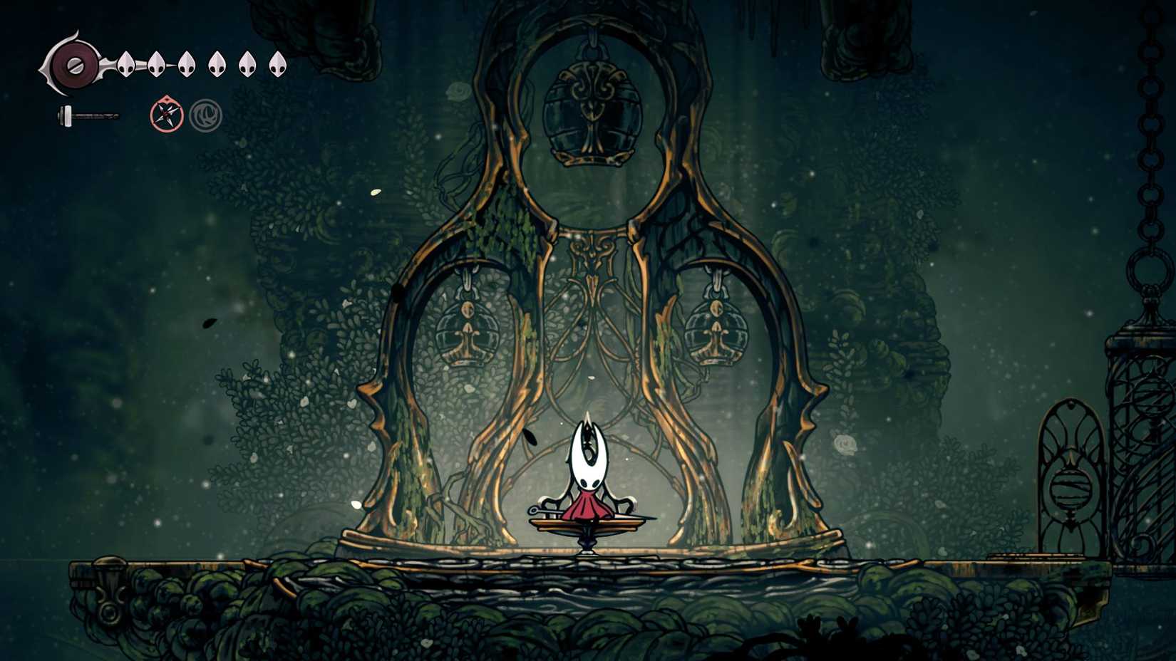 Hollow Knight Silksong Shellwood Bench