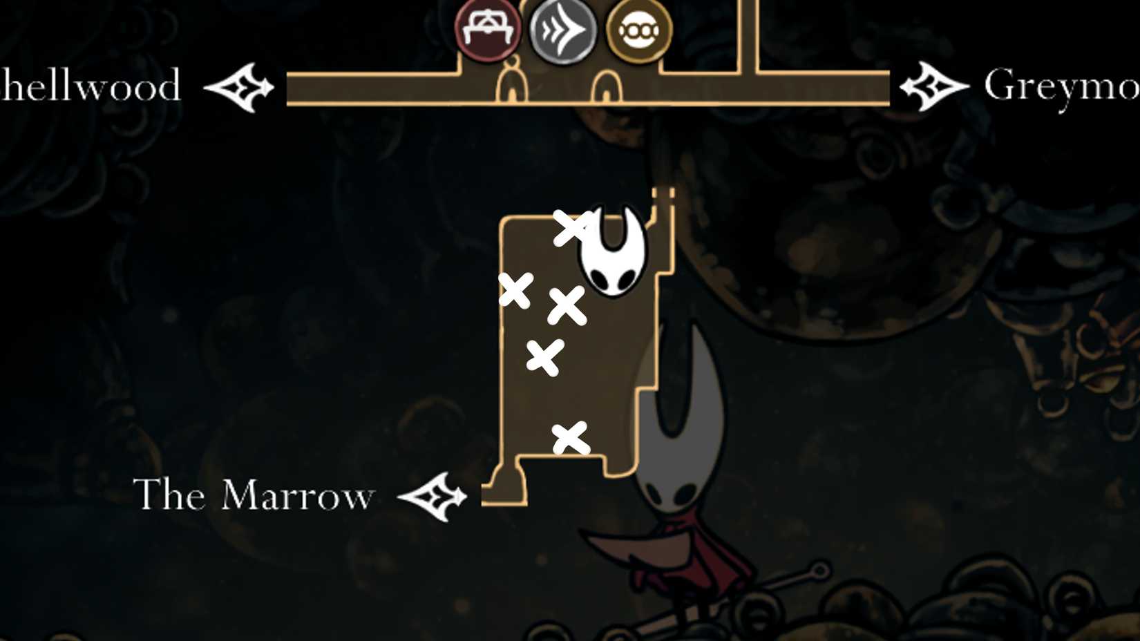 Hollow Knight Silksong Silver Bells Finding Bells Main Marked Location