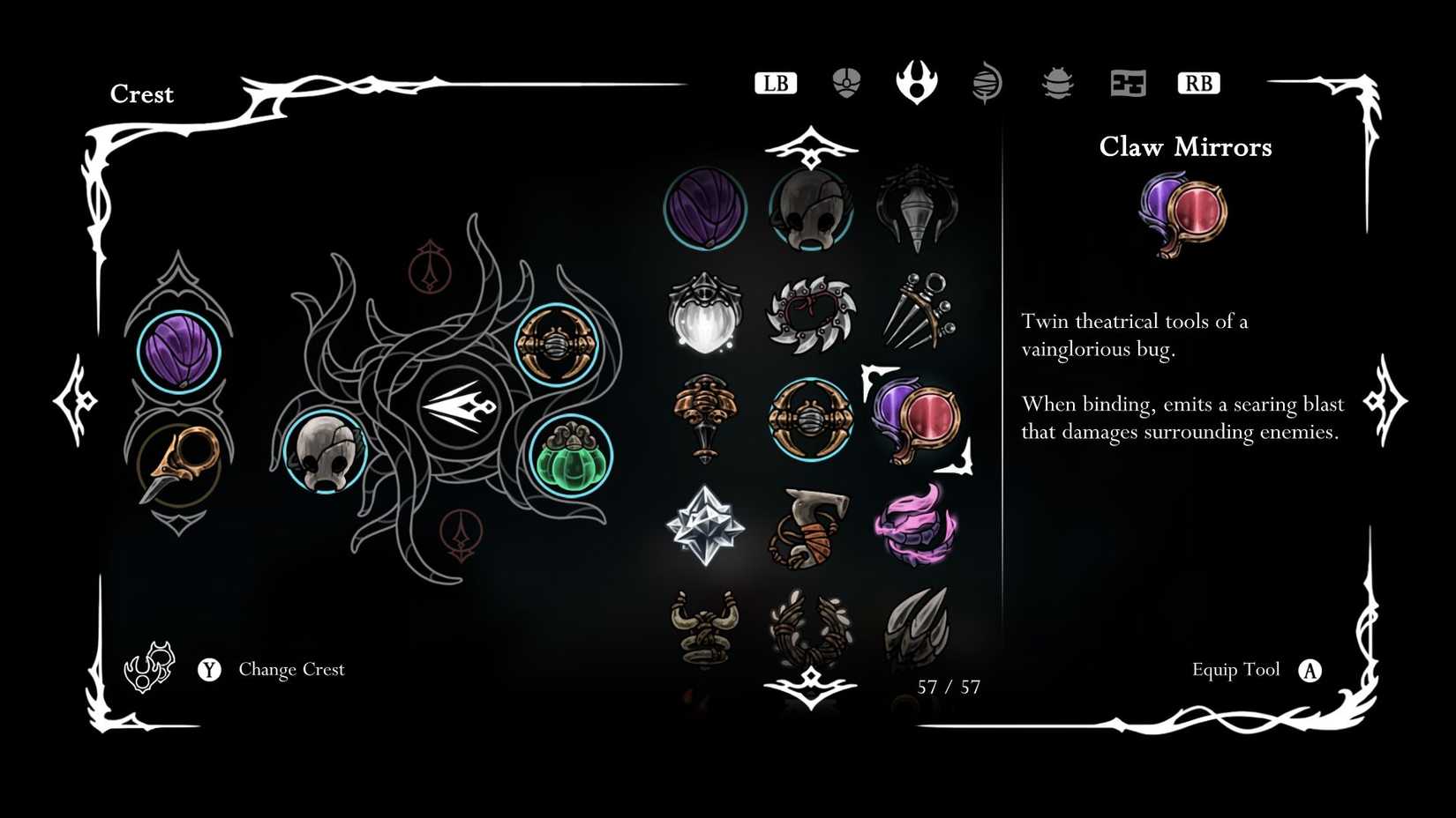 Hollow Knight Silksong Tools Blue