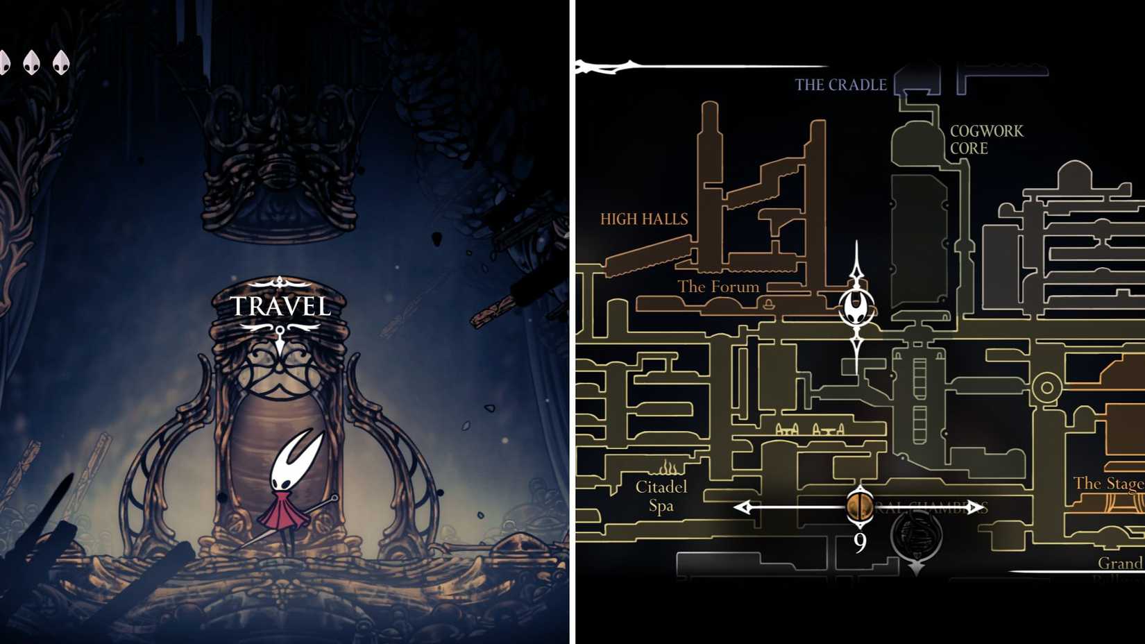 Caballero Hollow Silksong Ventrica High Halls