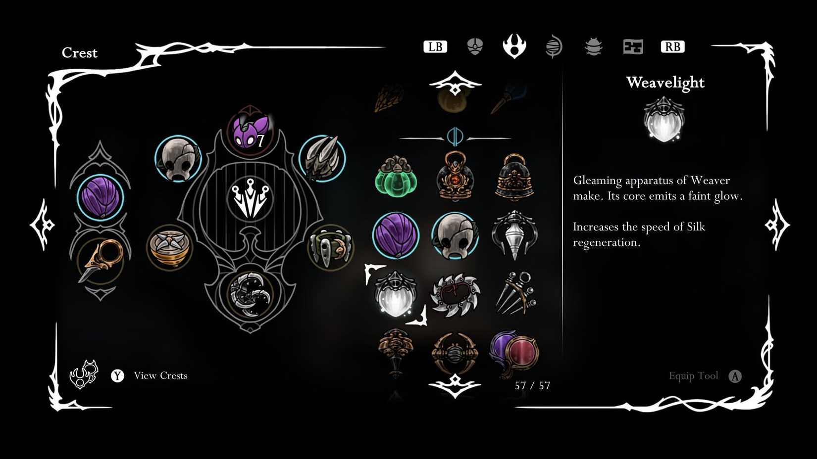 Hollow Knight Silksong Weavelight