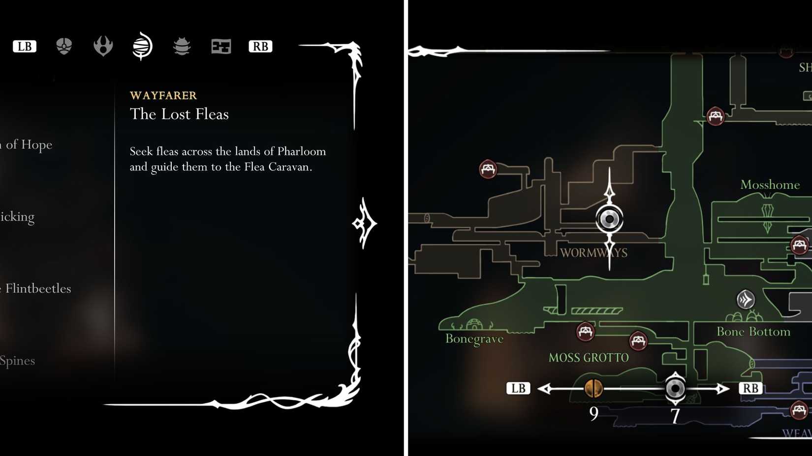 Hollow Knight Silksong Wormways Flea