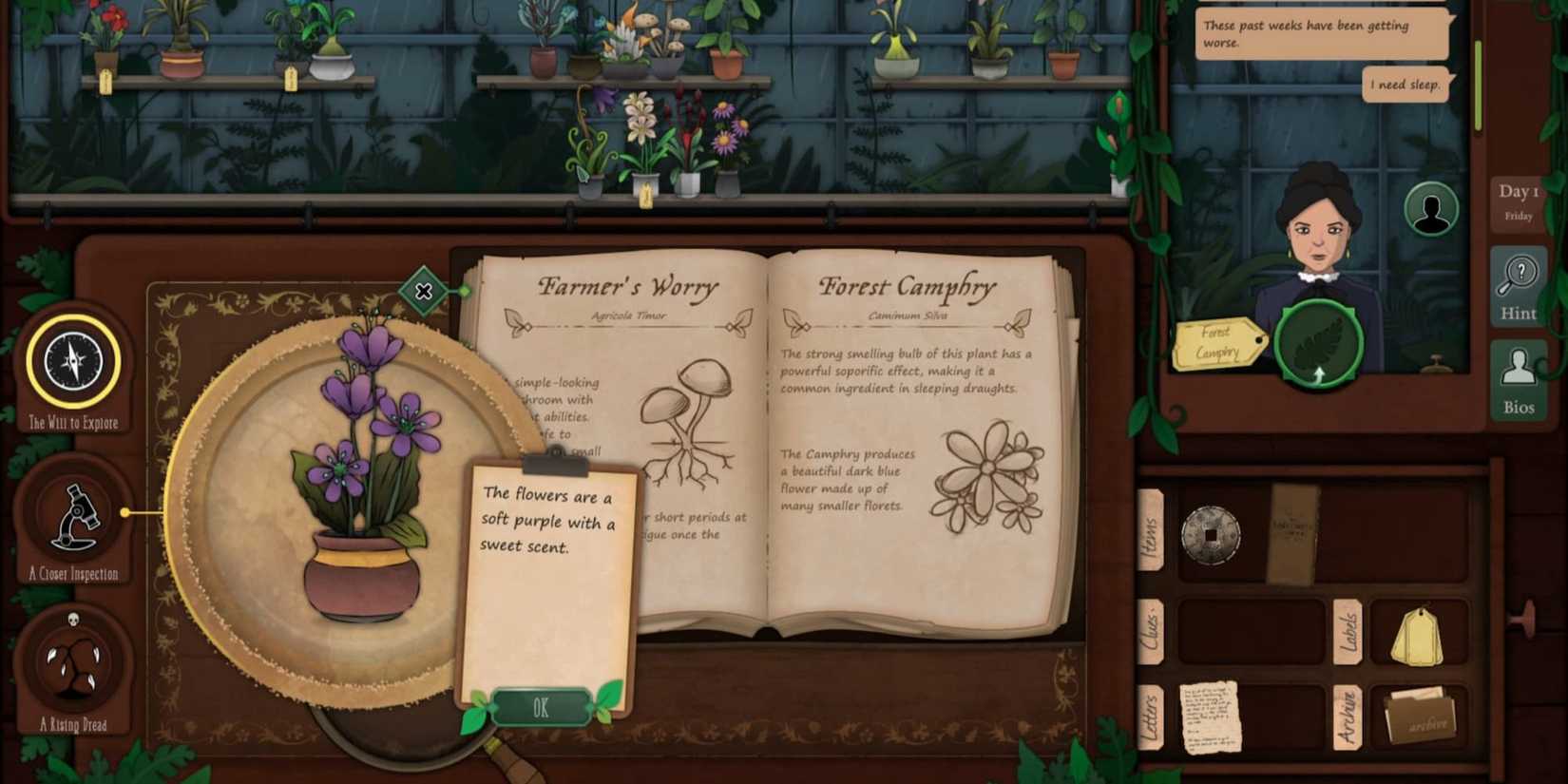 Identifying a Plant in Strange Horticulture