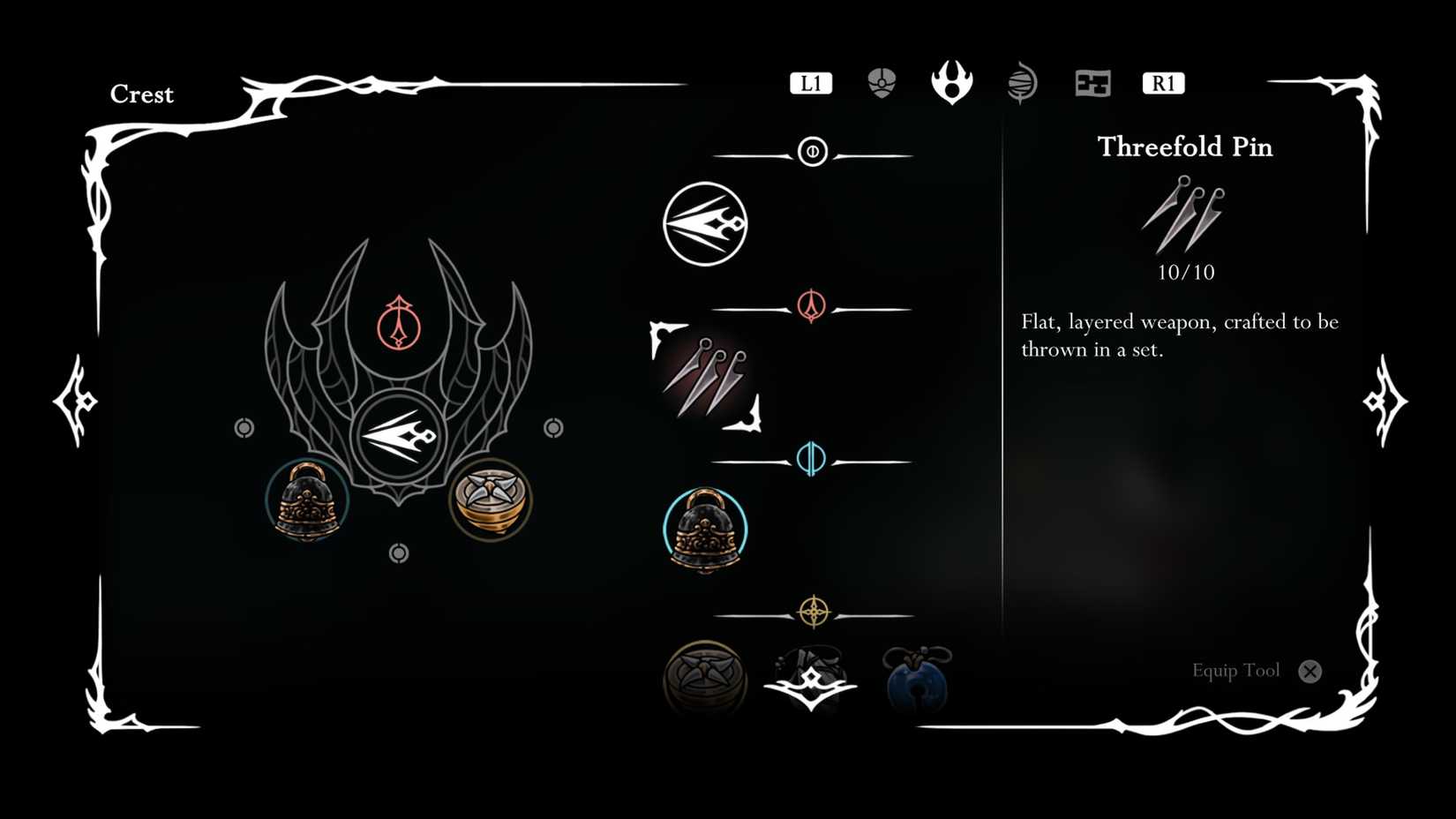 Pon triple de Hollow Knight Knight Silksong