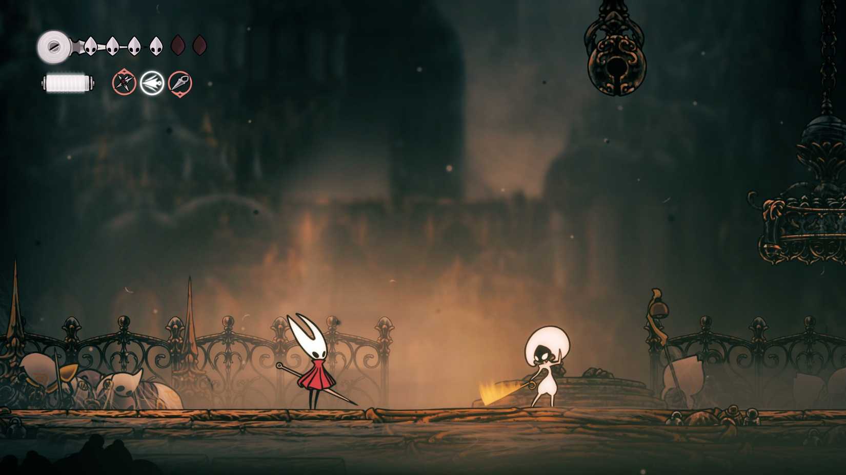 Lace Encounter in the Choral Chambers in Silksong.